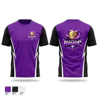 Old School Cotton Feel Shirt, Purple Havoc, Softball, Teamtime, Team time, sublimation, custom sports apparel, team uniforms, spirit wear, spiritwear, sports uniforms, custom shirts, team store, custom team store, fundraiser sports, apparel fundraiser