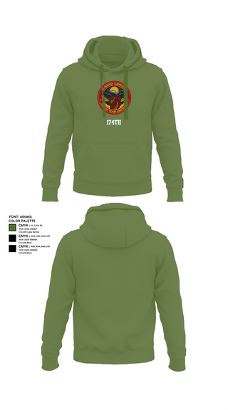 Hoodie, 174th, , Teamtime, Team time, sublimation, custom sports apparel, team uniforms, spirit wear, spiritwear, sports uniforms, custom shirts, team store, custom team store, fundraiser sports, apparel fundraiser