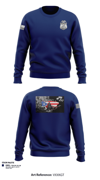 Crew Neck Sweatshirt, D2 Violent Crime Reduction Team, Police, Teamtime, Team time, sublimation, custom sports apparel, team uniforms, spirit wear, spiritwear, sports uniforms, custom shirts, team store, custom team store, fundraiser sports, apparel fundraiser