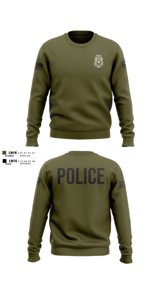 Crew Neck Sweatshirt, Shirley Police Department, Police, Teamtime, Team time, sublimation, custom sports apparel, team uniforms, spirit wear, spiritwear, sports uniforms, custom shirts, team store, custom team store, fundraiser sports, apparel fundraiser