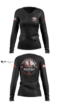 American Red Cross Women's Long Sleeve V-neck Shirt - 5