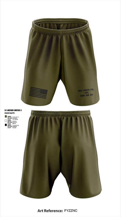 Athletic Shorts With Pockets, HHC 1-504TH PIR, 1 BCT, 82ND ABN DIV, , Teamtime, Team time, sublimation, custom sports apparel, team uniforms, spirit wear, spiritwear, sports uniforms, custom shirts, team store, custom team store, fundraiser sports, apparel fundraiser