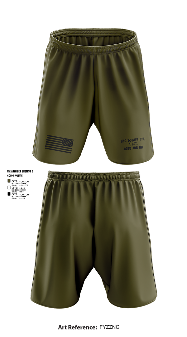 Athletic Shorts With Pockets, HHC 1-504TH PIR, 1 BCT, 82ND ABN DIV, , Teamtime, Team time, sublimation, custom sports apparel, team uniforms, spirit wear, spiritwear, sports uniforms, custom shirts, team store, custom team store, fundraiser sports, apparel fundraiser