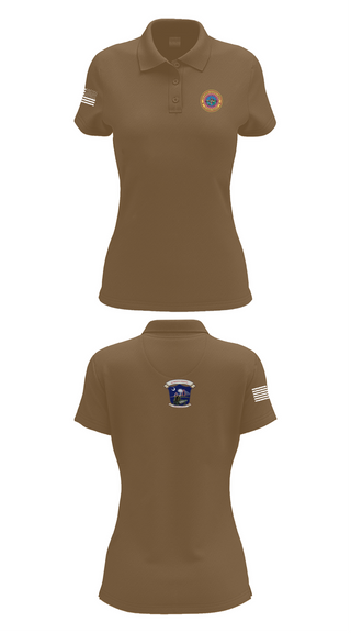 Womens Short Sleeve Performance Polo, 4th Medical Logistics, Marines, Teamtime, Team time, sublimation, custom sports apparel, team uniforms, spirit wear, spiritwear, sports uniforms, custom shirts, team store, custom team store, fundraiser sports, apparel fundraiser