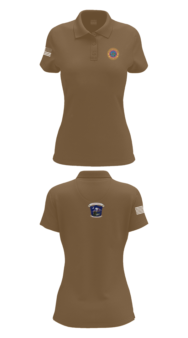 Womens Short Sleeve Performance Polo, 4th Medical Logistics, Marines, Teamtime, Team time, sublimation, custom sports apparel, team uniforms, spirit wear, spiritwear, sports uniforms, custom shirts, team store, custom team store, fundraiser sports, apparel fundraiser