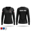 STONY BROOK MEDICINE Women's Long Sleeve V-neck Shirt - 1