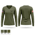 Parmer County SRT Women's Long Sleeve V-neck Shirt - 1