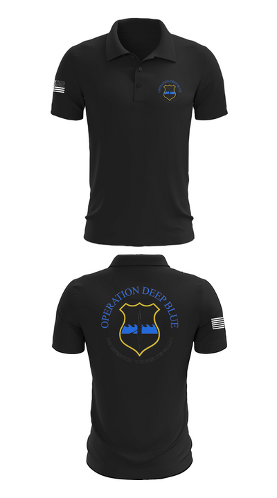 Operation Deep Blue 63620360 Short Sleeve Performance Polo - 26
