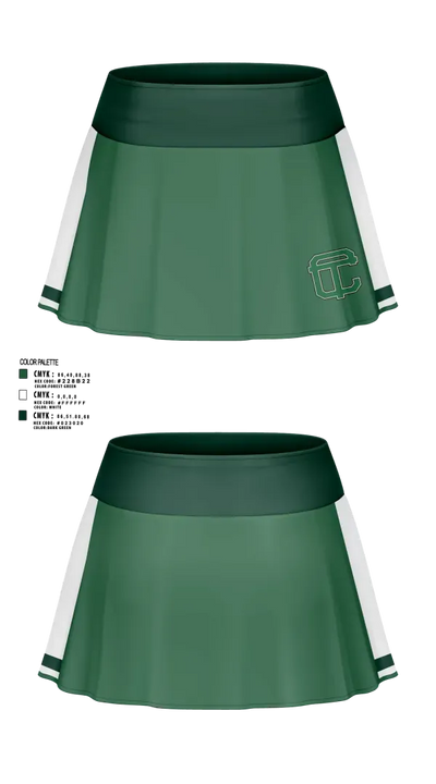 Cass Technical High School Girls Varsity Tennis Team 63156221 Skort - 3