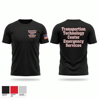 Short Sleeve Performance Shirt, Transportion Technology Center Emergency Services, Fire Department, Teamtime, Team time, sublimation, custom sports apparel, team uniforms, spirit wear, spiritwear, sports uniforms, custom shirts, team store, custom team store, fundraiser sports, apparel fundraiser