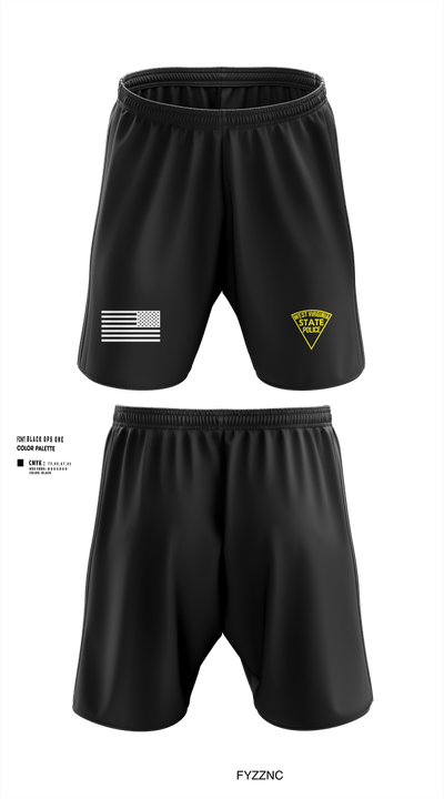 West Virginia State Police Athletic Shorts With Pockets - 2