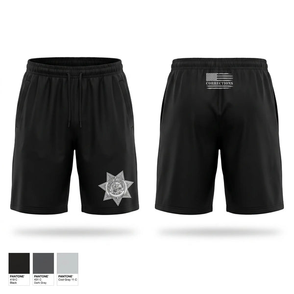 Athletic Shorts With Pockets, Graham Correctional Center, Police, Teamtime, Team time, sublimation, custom sports apparel, team uniforms, spirit wear, spiritwear, sports uniforms, custom shirts, team store, custom team store, fundraiser sports, apparel fundraiser