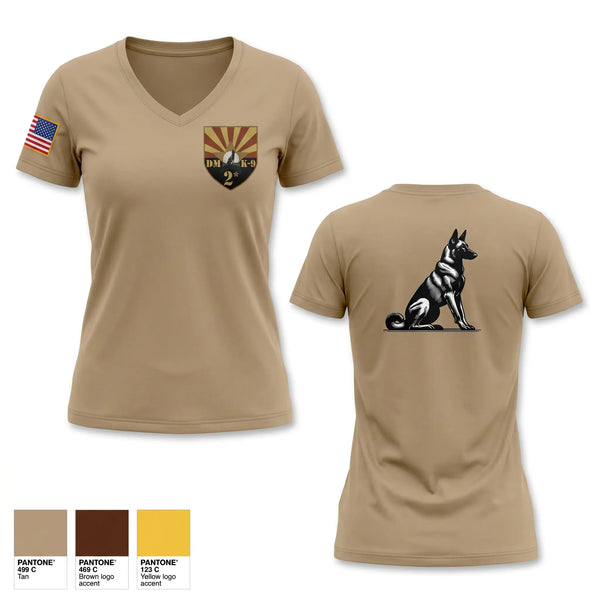 Womens Short Sleeve Vneck Shirt, 355 K9, Air Force, Teamtime, Team time, sublimation, custom sports apparel, team uniforms, spirit wear, spiritwear, sports uniforms, custom shirts, team store, custom team store, fundraiser sports, apparel fundraiser