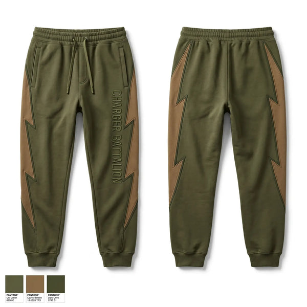 Sweatpants, Charger Battalion, Army, Teamtime, Team time, sublimation, custom sports apparel, team uniforms, spirit wear, spiritwear, sports uniforms, custom shirts, team store, custom team store, fundraiser sports, apparel fundraiser
