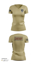 Sheriff Emergency Response Team 5060810 Women's Short Sleeve V-neck Shirt - 23
