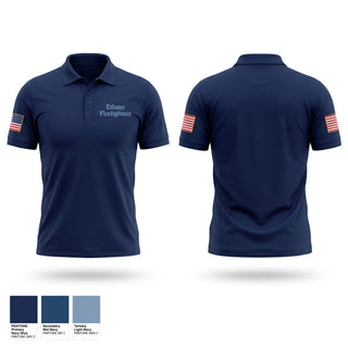 Short Sleeve Performance Polo, Edison Firefighters, Fire Department, Teamtime, Team time, sublimation, custom sports apparel, team uniforms, spirit wear, spiritwear, sports uniforms, custom shirts, team store, custom team store, fundraiser sports, apparel fundraiser