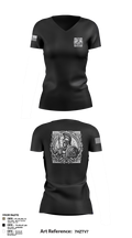 Detachment 9 10001787 Women's Short Sleeve V-neck Shirt - 3
