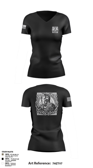 Womens Short Sleeve Vneck Shirt, Detachment 9, Army, Teamtime, Team time, sublimation, custom sports apparel, team uniforms, spirit wear, spiritwear, sports uniforms, custom shirts, team store, custom team store, fundraiser sports, apparel fundraiser
