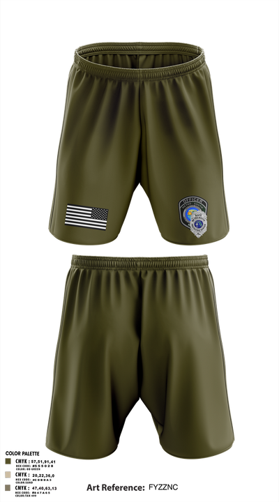 METRO SOUTH PROTECTIVE SERVICE 25947378 Athletic Shorts With Pockets - 1
