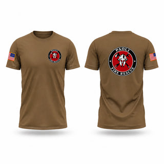 Old School Cotton Feel Shirt, Paoli Fire Dept, Fire Department, Teamtime, Team time, sublimation, custom sports apparel, team uniforms, spirit wear, spiritwear, sports uniforms, custom shirts, team store, custom team store, fundraiser sports, apparel fundraiser