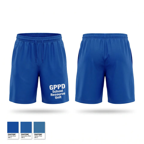 Athletic Shorts With Pockets, GPPD School Resource Unit, Police, Teamtime, Team time, sublimation, custom sports apparel, team uniforms, spirit wear, spiritwear, sports uniforms, custom shirts, team store, custom team store, fundraiser sports, apparel fundraiser
