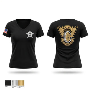Womens Short Sleeve Vneck Shirt, 6times, Police, Teamtime, Team time, sublimation, custom sports apparel, team uniforms, spirit wear, spiritwear, sports uniforms, custom shirts, team store, custom team store, fundraiser sports, apparel fundraiser