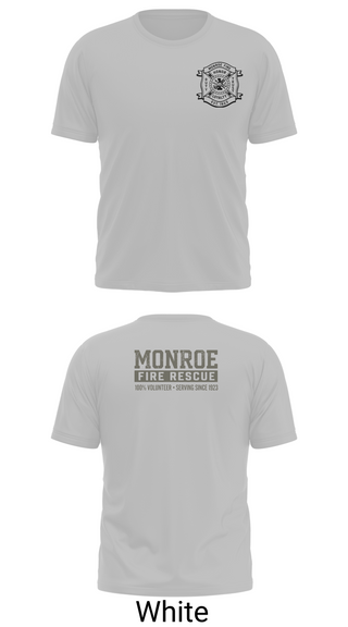 Short Sleeve Performance Shirt, Monroe Fire Rescue, Fire Department, Teamtime, Team time, sublimation, custom sports apparel, team uniforms, spirit wear, spiritwear, sports uniforms, custom shirts, team store, custom team store, fundraiser sports, apparel fundraiser