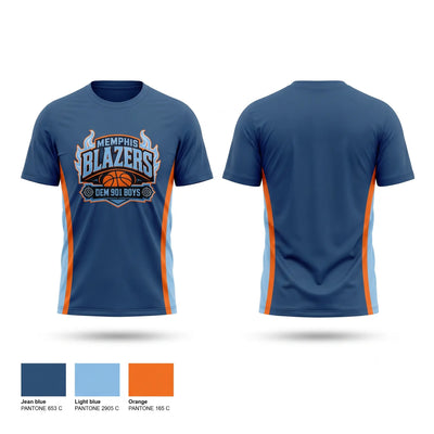 Memphis Blazers Short Sleeve Performance Shirt - 2