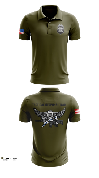 Short Sleeve Performance Polo, Tactical Response Team, Police, Teamtime, Team time, sublimation, custom sports apparel, team uniforms, spirit wear, spiritwear, sports uniforms, custom shirts, team store, custom team store, fundraiser sports, apparel fundraiser