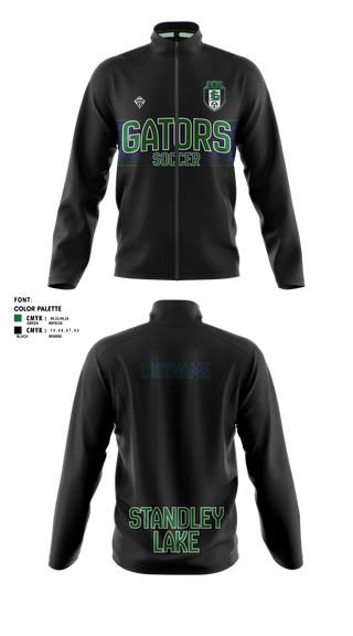 Fleece Jacket, Oliver's Wolf Pack Hunts CancerShadow Ridge MS Staff, Cycling, Teamtime, Team time, sublimation, custom sports apparel, team uniforms, spirit wear, spiritwear, sports uniforms, custom shirts, team store, custom team store, fundraiser sports, apparel fundraiser