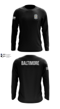 Baltimore Police Department 87844161 Long Sleeve Performance Shirt 100