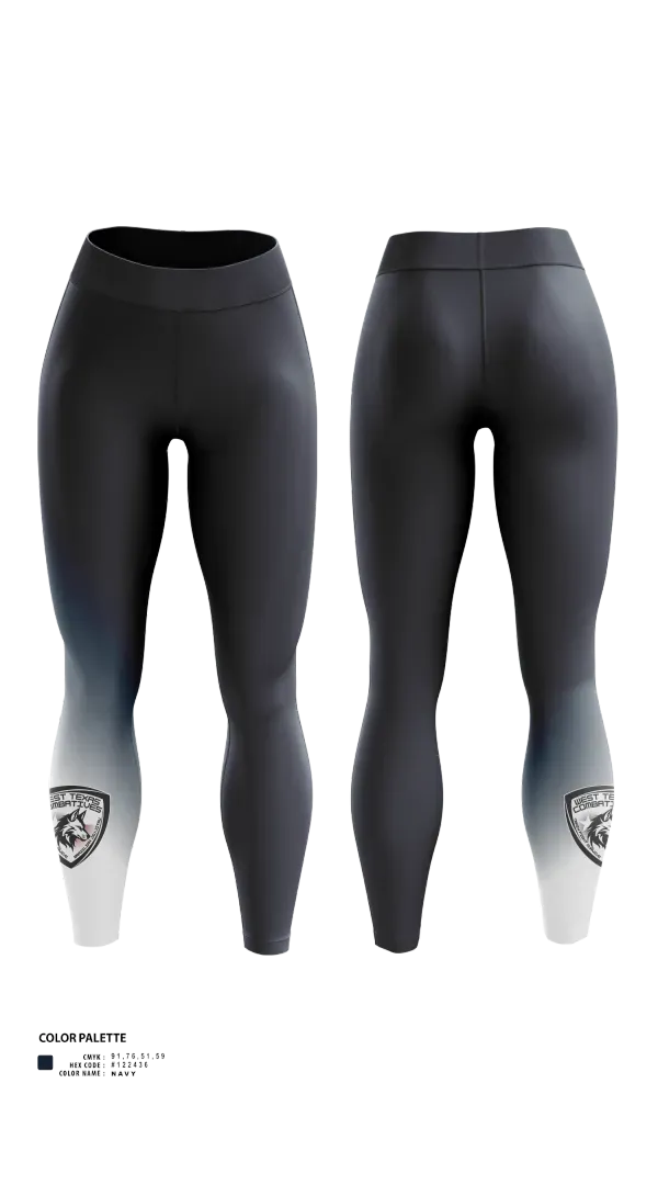 Womens Leggings, West Texas Combatives, , Teamtime, Team time, sublimation, custom sports apparel, team uniforms, spirit wear, spiritwear, sports uniforms, custom shirts, team store, custom team store, fundraiser sports, apparel fundraiser