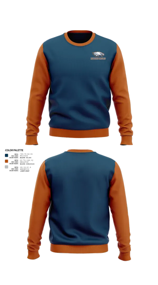 Crew Neck Sweatshirt, Robbins Eagles, , Teamtime, Team time, sublimation, custom sports apparel, team uniforms, spirit wear, spiritwear, sports uniforms, custom shirts, team store, custom team store, fundraiser sports, apparel fundraiser