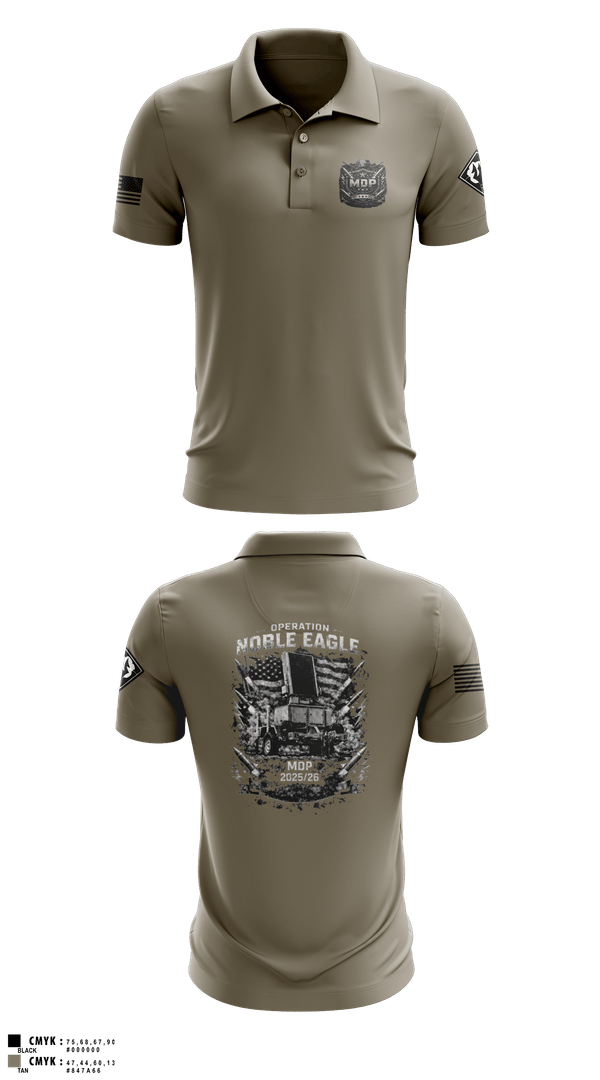 Short Sleeve Performance Polo, 204th MDP, Army, Teamtime, Team time, sublimation, custom sports apparel, team uniforms, spirit wear, spiritwear, sports uniforms, custom shirts, team store, custom team store, fundraiser sports, apparel fundraiser