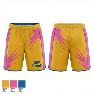 Athletic Shorts With Pockets, Elm Creek, Softball, Teamtime, Team time, sublimation, custom sports apparel, team uniforms, spirit wear, spiritwear, sports uniforms, custom shirts, team store, custom team store, fundraiser sports, apparel fundraiser