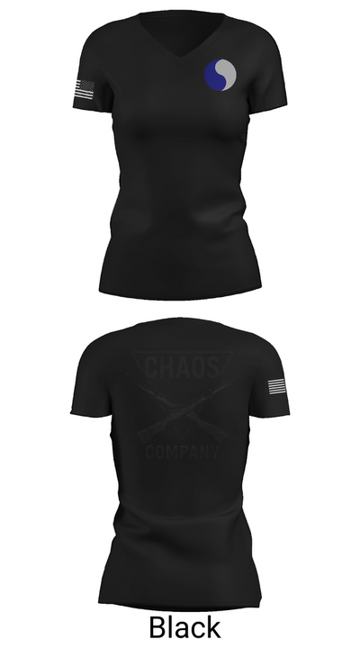 C-Co 1/116 29th IN BDE 88691555 Women's Short Sleeve V-neck Shirt - 28