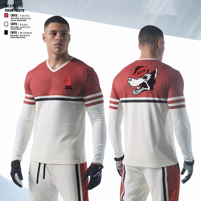 Nc state Wolfpack 89789962 Long Sleeve Performance Shirt 3