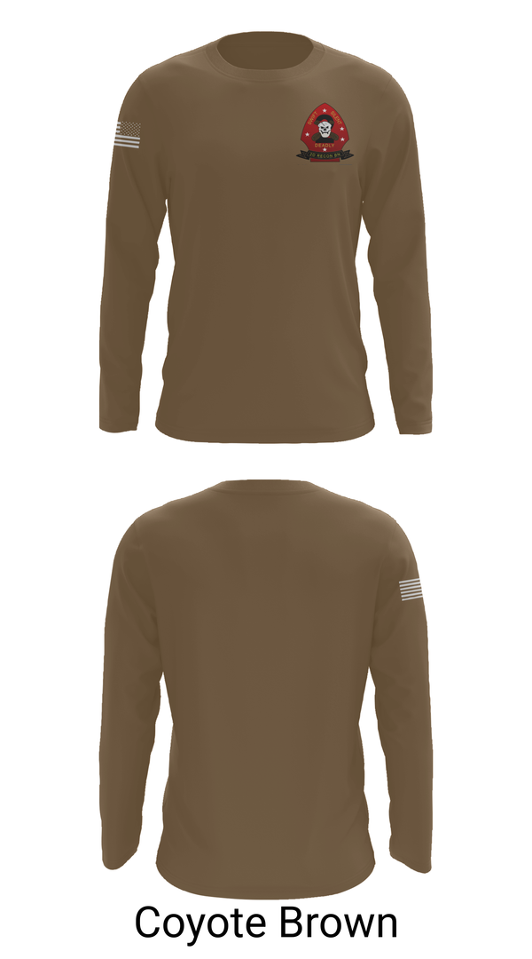 Long Sleeve Performance Shirt, 2nd Recon Battalion, , Teamtime, Team time, sublimation, custom sports apparel, team uniforms, spirit wear, spiritwear, sports uniforms, custom shirts, team store, custom team store, fundraiser sports, apparel fundraiser