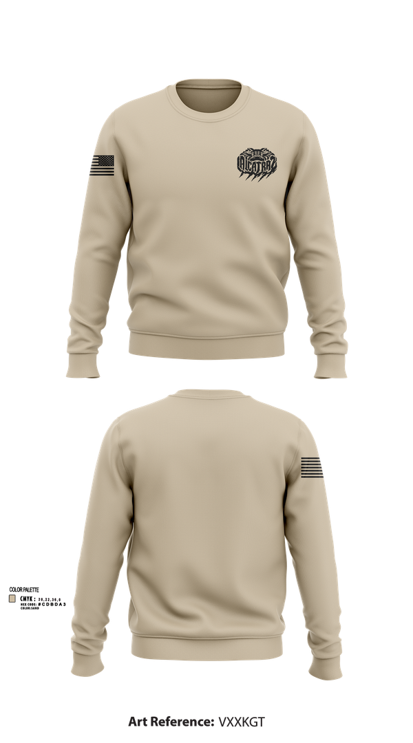 Crew Neck Sweatshirt, Alligator Alcatraz, , Teamtime, Team time, sublimation, custom sports apparel, team uniforms, spirit wear, spiritwear, sports uniforms, custom shirts, team store, custom team store, fundraiser sports, apparel fundraiser