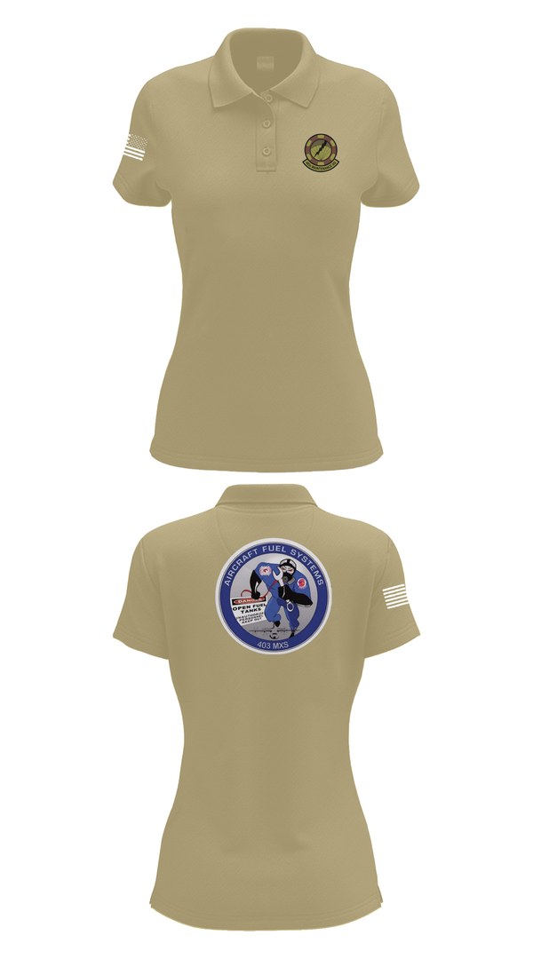Womens Short Sleeve Performance Polo, 403 MXS, , Teamtime, Team time, sublimation, custom sports apparel, team uniforms, spirit wear, spiritwear, sports uniforms, custom shirts, team store, custom team store, fundraiser sports, apparel fundraiser
