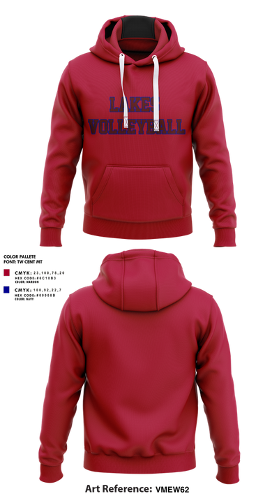 Lakes Volleyball 18703267 Hoodie - 1