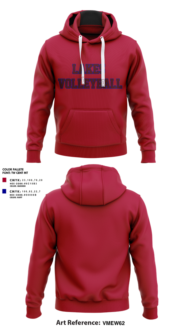 Hoodie, Lakes Volleyball, Women's Volleyball, Teamtime, Team time, sublimation, custom sports apparel, team uniforms, spirit wear, spiritwear, sports uniforms, custom shirts, team store, custom team store, fundraiser sports, apparel fundraiser