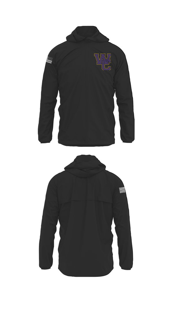 Windbreaker, Woodcrest Christian, Cross Country, Teamtime, Team time, sublimation, custom sports apparel, team uniforms, spirit wear, spiritwear, sports uniforms, custom shirts, team store, custom team store, fundraiser sports, apparel fundraiser