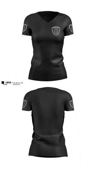 Womens Short Sleeve Vneck Shirt, Houston Police Northeast Patrol, Police, Teamtime, Team time, sublimation, custom sports apparel, team uniforms, spirit wear, spiritwear, sports uniforms, custom shirts, team store, custom team store, fundraiser sports, apparel fundraiser