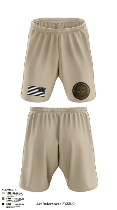 EOD 50883940 Athletic Shorts With Pockets - 1