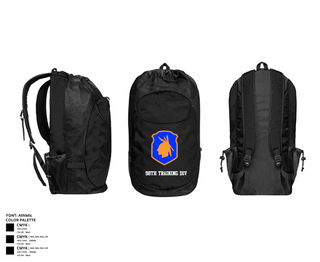 Gear Bag, 98th training div, , Teamtime, Team time, sublimation, custom sports apparel, team uniforms, spirit wear, spiritwear, sports uniforms, custom shirts, team store, custom team store, fundraiser sports, apparel fundraiser