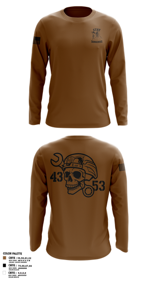 Long Sleeve Performance Shirt, 4-3 AHB, , Teamtime, Team time, sublimation, custom sports apparel, team uniforms, spirit wear, spiritwear, sports uniforms, custom shirts, team store, custom team store, fundraiser sports, apparel fundraiser