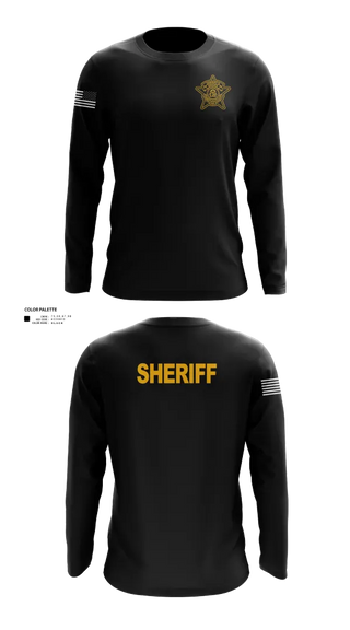 Long Sleeve Performance Shirt, Harris County Sheriff’s Office (GA), Police, Teamtime, Team time, sublimation, custom sports apparel, team uniforms, spirit wear, spiritwear, sports uniforms, custom shirts, team store, custom team store, fundraiser sports, apparel fundraiser