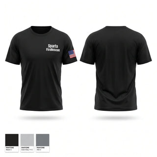 Short Sleeve Performance Shirt, Sparta Fire/Rescue, Fire Department, Teamtime, Team time, sublimation, custom sports apparel, team uniforms, spirit wear, spiritwear, sports uniforms, custom shirts, team store, custom team store, fundraiser sports, apparel fundraiser