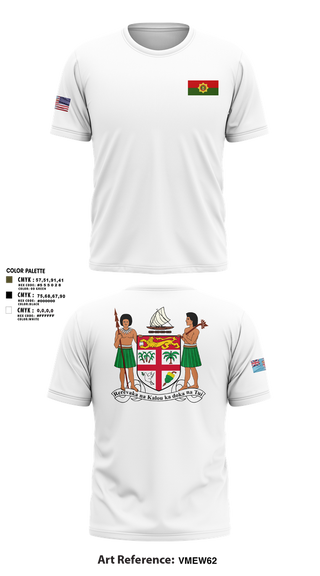 Old School Cotton Feel Shirt, Republic Of Fiji Military Forces, Army, Teamtime, Team time, sublimation, custom sports apparel, team uniforms, spirit wear, spiritwear, sports uniforms, custom shirts, team store, custom team store, fundraiser sports, apparel fundraiser